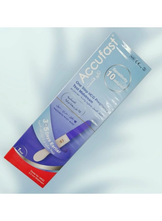 Accufast Midstream M60 D Home Pregnancy Test - Image 2